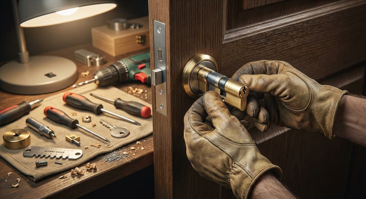 Changement de serrure